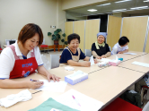 訪問介護事業の調理実習様子